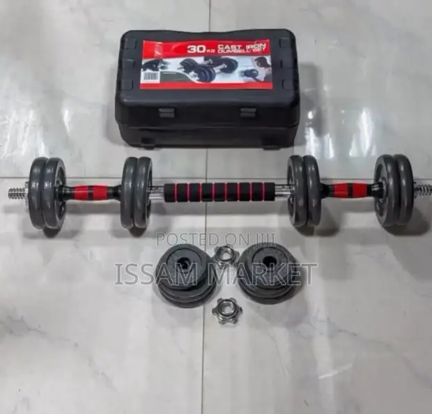Bodyfit Adjustable Dumbbell Set 30kg - 1