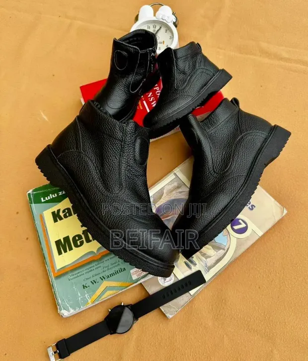 Kids Leather Boots - 1