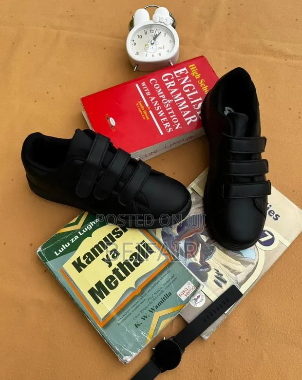 Viatu vya Wavulana vya Ngozi vya Shule - 1
