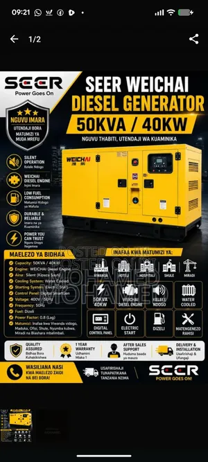 Seer Weichai 50KVA Diesel Generator