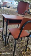 Iron Pipe Table and Chair Set for Schools - 2