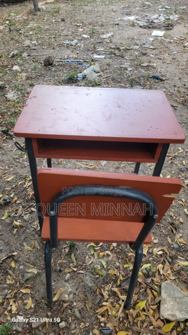 Student Desks and Chairs - Steel and Wood - 1