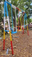 Heavy-Duty Steel Frame Children's Playground Swings - 3