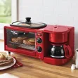 Raf 3-in-1 Breakfast Maker (Red) - 2