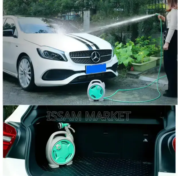 Portable Garden Hose Reel Set - 15m - 1