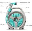 Portable Garden Hose Reel Set - 15m - 2