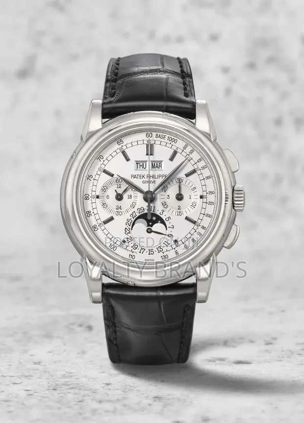 Patek Philippe Geneve Moon Phase Mechanical Watch - 1