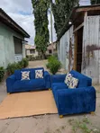 Sofa Set 2:2 Blue - Brand New - 2