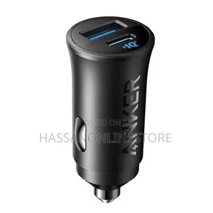 Anker Car Charger (30W, 2-Port USB-C) - Black