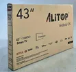 Alitop 43" Android Smart TV (Model TV-43SF) - 2