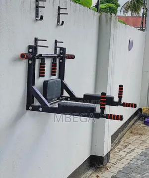 4-in-1 Wall Mounted Pull Up & Dip Station