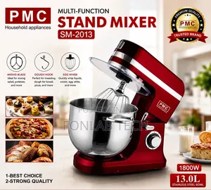 PMC Multi-Function Stand Mixer SM-2013 (13L, 1800W)