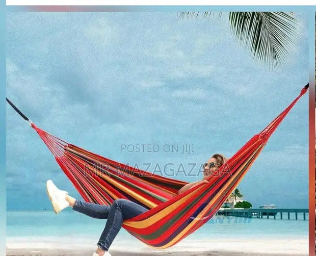 Outdoor Canvas Camping Hammock - 1