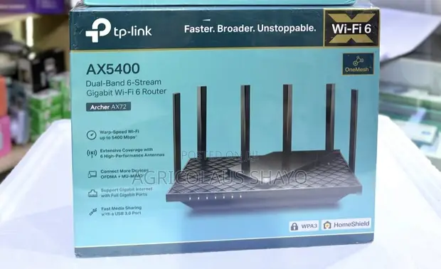 TP-Link Archer AX72 AX5400 Gigabit Wi-Fi 6 Router - 1