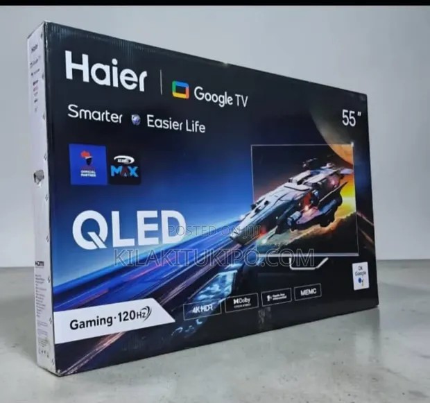 Haier 55" QLED Google TV 120Hz Gaming - 1