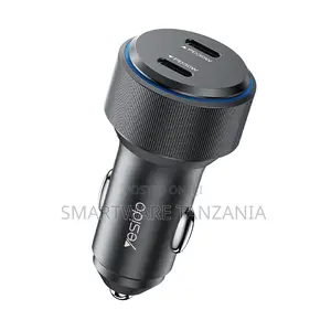 Yesido Car Charger USB-C 20W & USB-A 18W Fast Charging, 100cm
