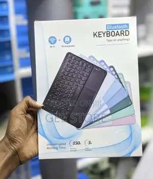 Egosmart Rechargeable Bluetooth Keyboard with Touchpad