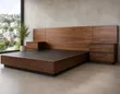 Mninga Wood King Size Bed with 2 Bedsides - 1