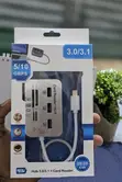 USB 3.0/3.1 Type-C 3-Port Hub with Card Reader - 1