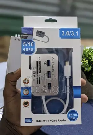 USB 3.0/3.1 Type-C 3-Port Hub with Card Reader