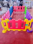Plastic Baby Fence (6 Panels, 1 Door) - 2
