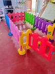 Plastic Baby Fence (6 Panels, 1 Door) - 3