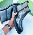Clarks Leather Executive Ankle Boots - 2