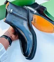 Clarks Leather Executive Ankle Boots - 3
