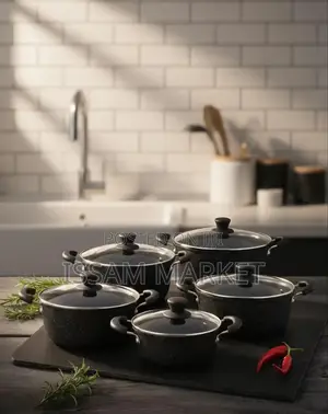 HOT CHEF Set ya Sufuria 10 za Non-Stick