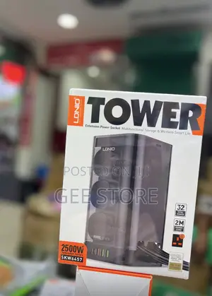 LDNIO SKW6457 2500W Tower Extension Socket