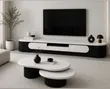 TV Showcase and Coffee Table Organizer - Pure Wood - 2