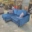 African Furniture Sofa Set - Blue, Brand New - 2