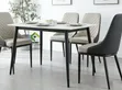 Modern Marble Top Dining Table Set with 4 Chairs - 2