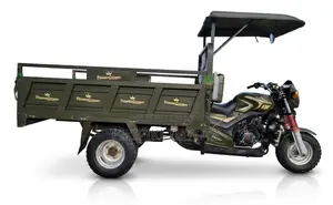 New 200cc Green Tricycle - 6-Speed Manual