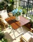 Square Foldable Table for Balconies & Small Spaces - 2