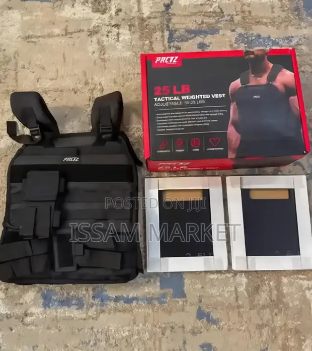 Bodyfit Tactical Weight Vest 25Lb (12kg) - 1