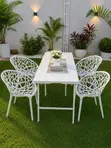 Folding Table CM120 with 4 Chairs - Brand New - 1