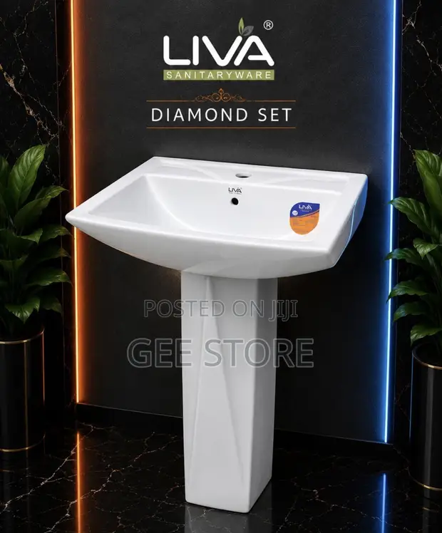 Liva Sanitaryware Diamond Set Beseni la Kisasa la Kusimama - 1