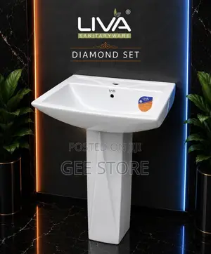 Liva Sanitaryware Diamond Set Beseni la Kisasa la Kusimama