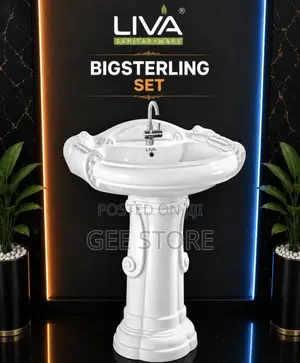 Liva Bigsterling Pedestal Wash Basin