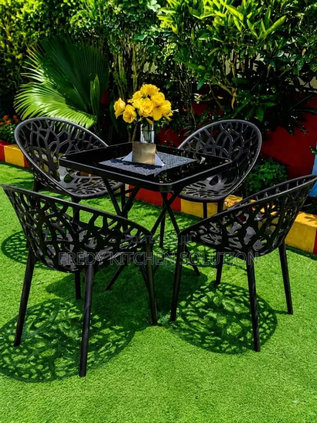 Dining Table and 4 Chairs - 1