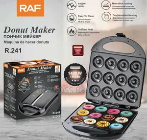 Raf Donut Maker 12 Donut - Mpya Kabisa