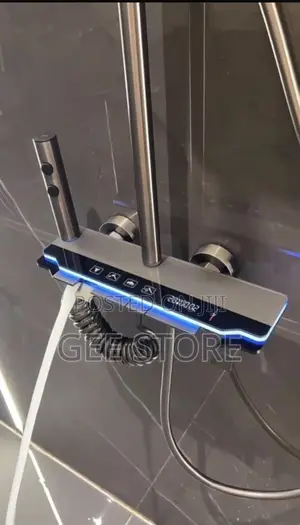 Modern Digital Bathroom Shower Mixer - Piano Key Style