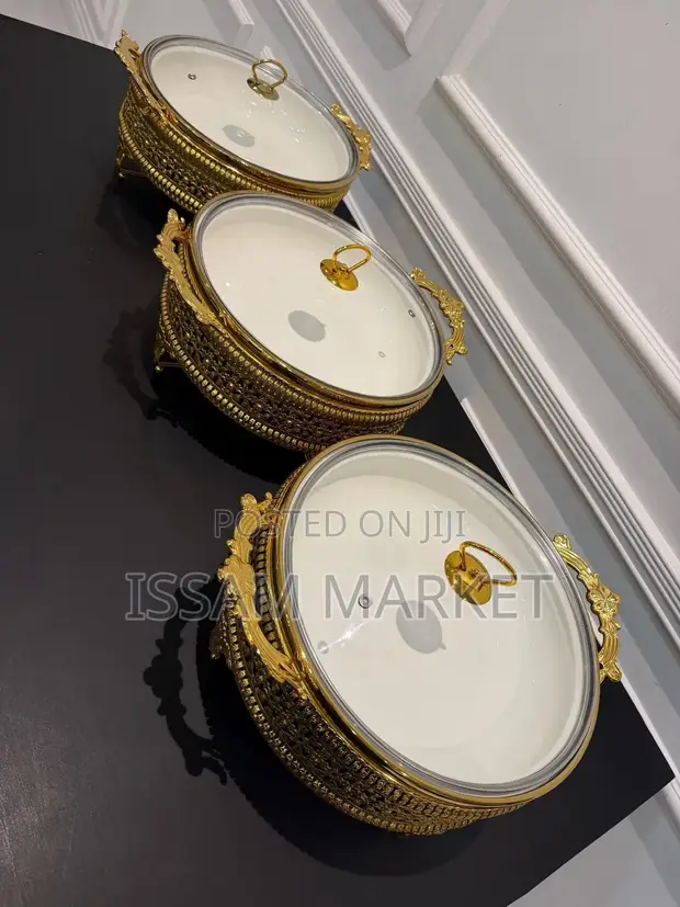 Brand New Food Warmers - 3 Piece Set - 1