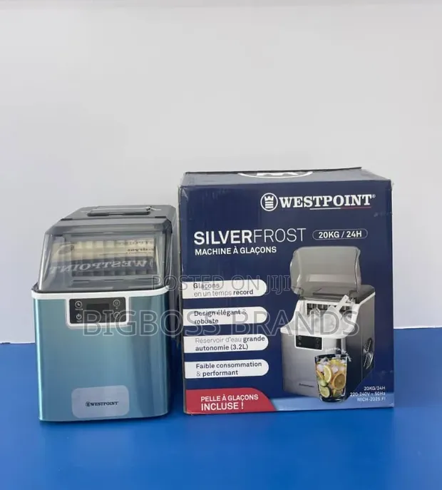 Westpoint Ice Maker 20kg Reservoir ya Maji 3.2L - 1