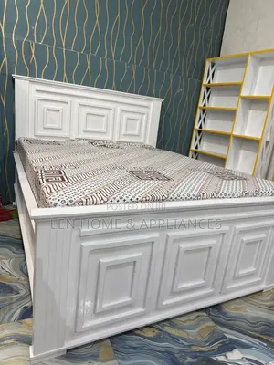 White Wood Bed 5/6