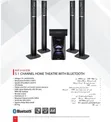 Nikai 5.1 Channel Home Theatre yenye Bluetooth - 2