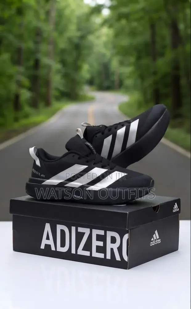 Adidas Adizero Viatu vya Ngozi vya Wanaume - Rangi 6 - 1