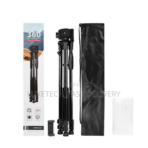 360° Lightweight Aluminum Tripod - 160cm Phone & Camera Stand