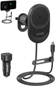 Anker MagGo Wireless Car Charger Pad (Built-in USB-C) - 2
